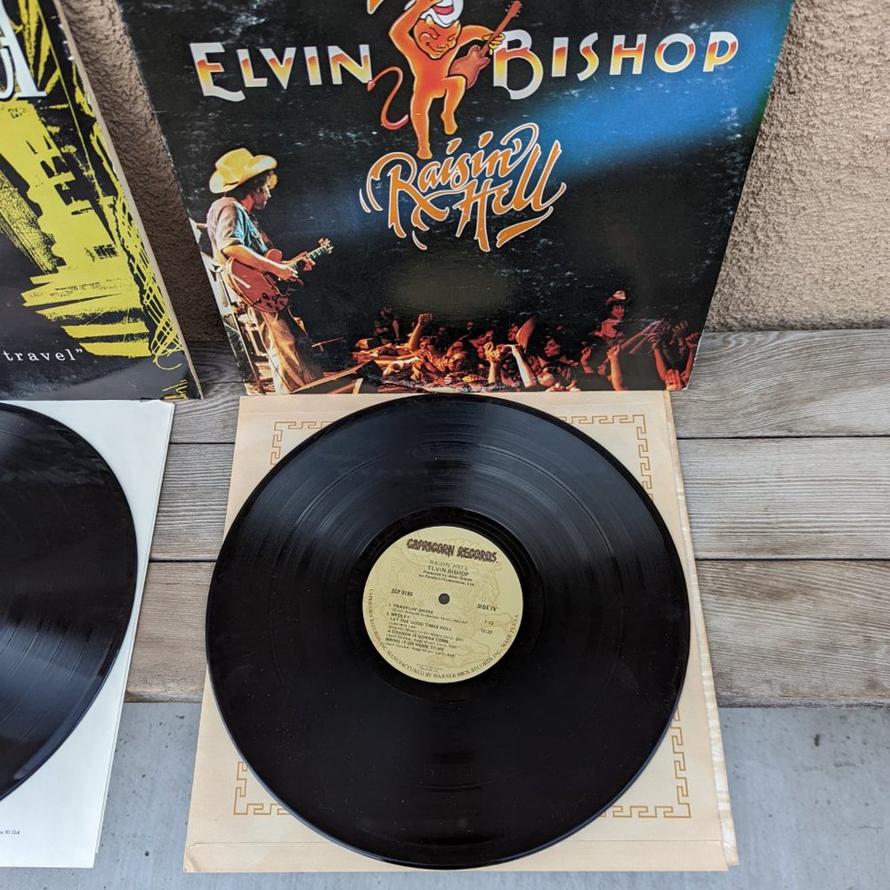 Vintage Original Vinyl Records Elvin Bishop & Swing Out Sister -No Scratches
